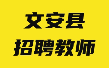 文安县招聘教师